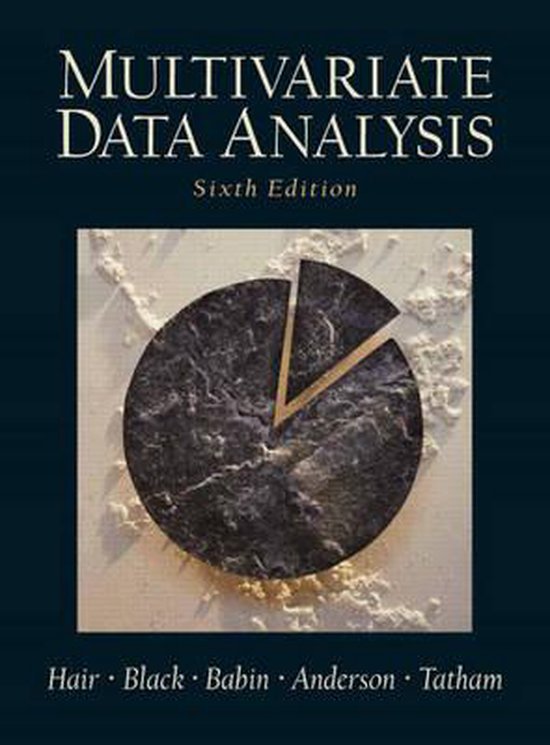 Multivariate Data Analysis - cover