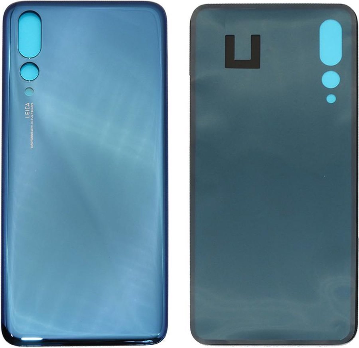 Batterij Cover - achterkant - geschikt voor de Huawei P20 Pro -blauw