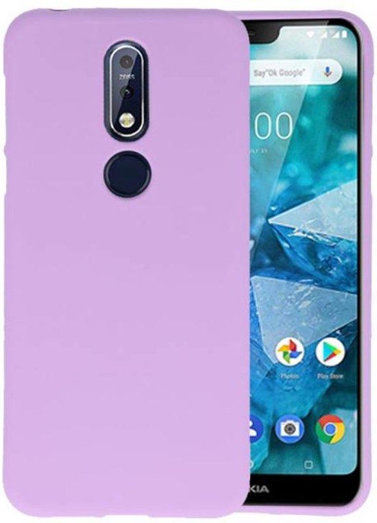 Bestcases Coque de téléphone Nokia 7.1 - Violet | bol.com