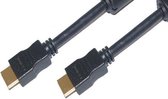 S-Conn 3m HDMI/HDMI, 3 m, HDMI Type A (Standard), HDMI Type A (Standard), 8,16 Gbit/s, Noir