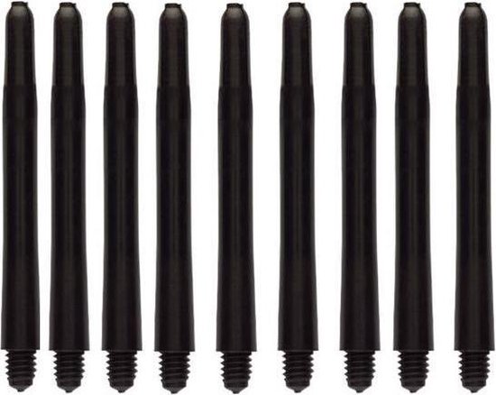 Darts Set zwarte dartshafts - 5 sets (15 stuks) - medium - dartshafts - dart shafts van Dart — afbeelding 3