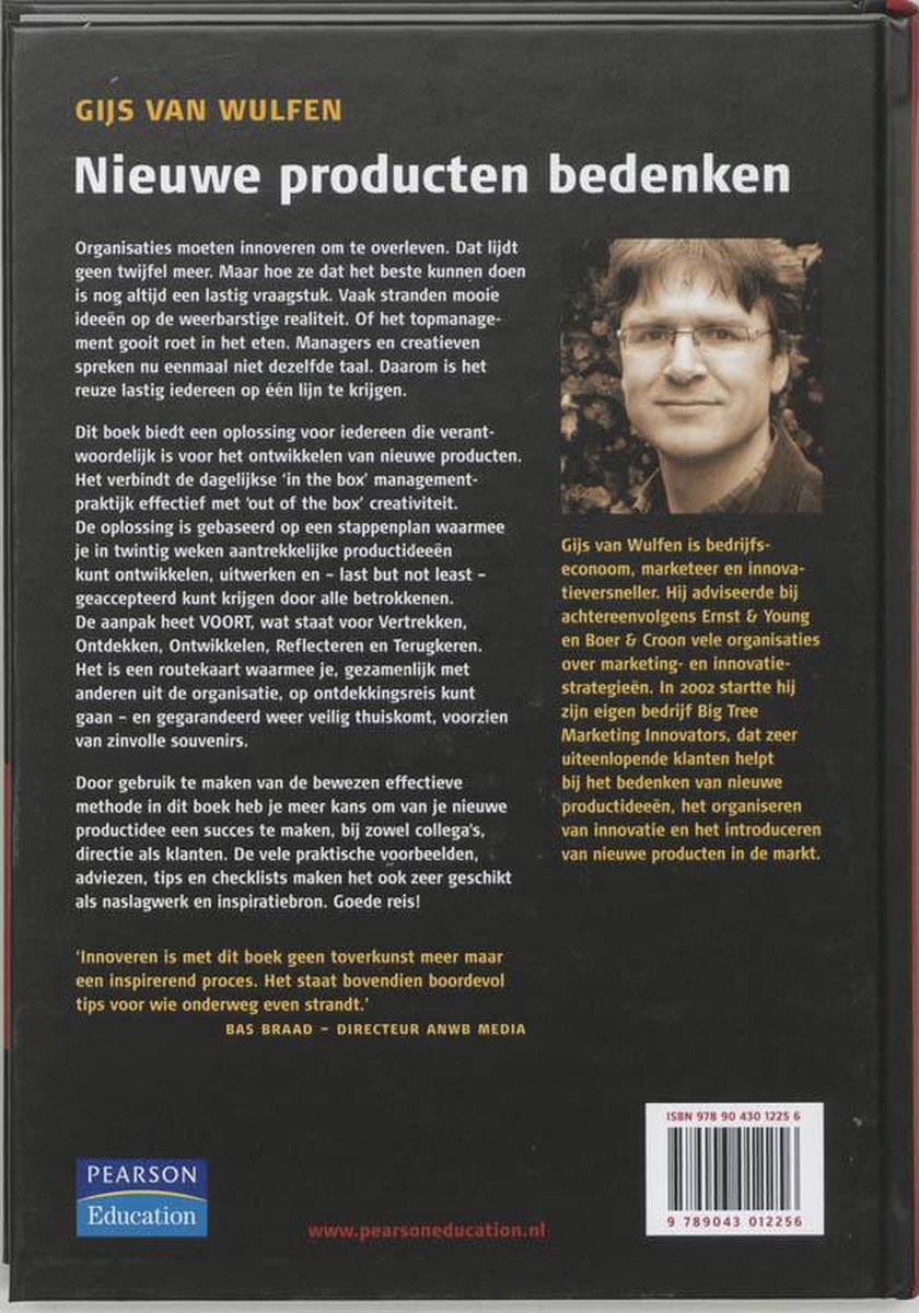 Nieuwe Producten Bedenken - back cover