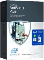 McAfee AntiVirus Plus 3-PC 1 jaar