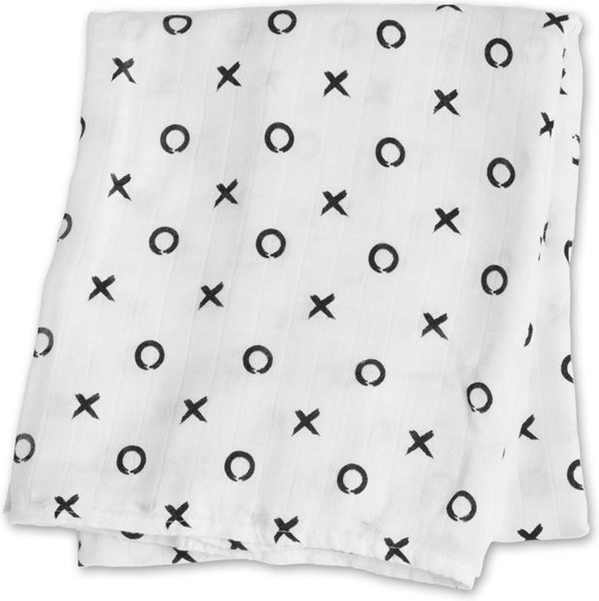Lulujo - hydrofiele doek - swaddle - bamboo - 120x120 cm - Hugs & Kisses Lulujo - hydrofiele doek - swaddle - bamboo - 120x120 cm - Hugs & Kisses