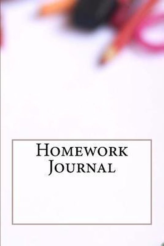 homework journal cover