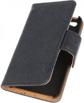 Devil Booktype Wallet Case Hoesjes voor iPod Tuoch 4 Zwart