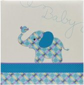 GOLDBUCH GOL-15341 Babyalbum Olifant blauw zonder tekst