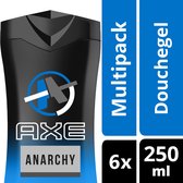 Axe Anarchy For Men - 250 ml - Douche Gel - 6 stuks - Voordeelverpakking