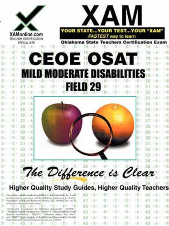 Ceoe Osat Mild-Moderate Disabilities 029 Teacher Certification Test Prep Study Guide