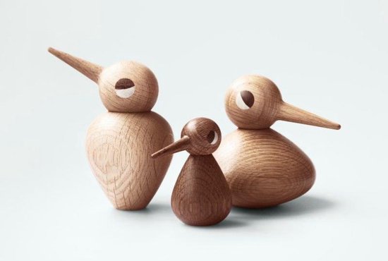 Architectmade - Bird small - Decoratie - Beeld - Vogel - Hout | bol