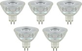 5 stuks - LEDmaxx led MR16 GU5.3 5W 2700K 450lm 36° dimbaar
