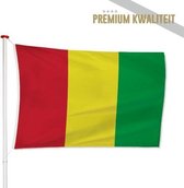 Guinese Vlag Guinee 100x150cm - Kwaliteitsvlag - Geschikt voor buiten