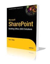 Apress Microsoft SharePoint Building Office 2003 Solutions 516pagina's Engels softwareboek & -handleiding