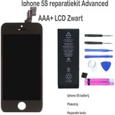 Iphone 5S LCD reparatie en upgrade kit advanced - Zwart