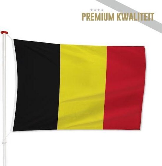 vooroordeel bom Detecteren Belgische Vlag België 100x150cm | bol.com