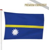 Nauruaanse Vlag Nauru 40x60cm - Kwaliteitsvlag - Geschikt voor buiten