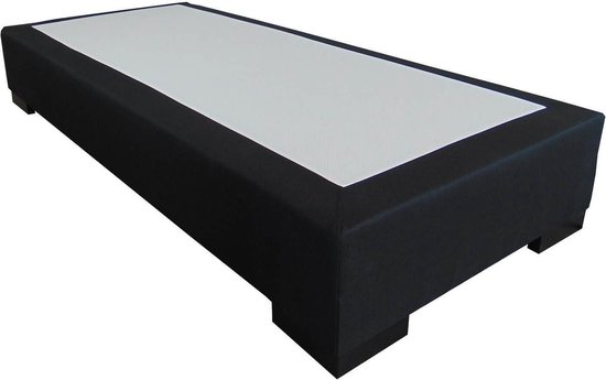 Slaaploods.nl Deluxe - Boxspring exclusief matras - 100x210 cm - Zwart