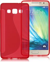 Comutter silicone hoesje Samsung Galaxy A7 rood