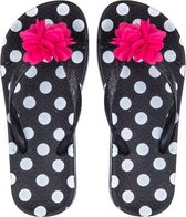 Slippers Lady Zwart met Zilver 38/39