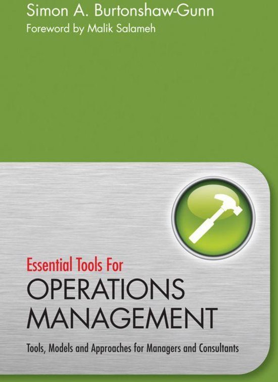 Essential Tools for Operations Management