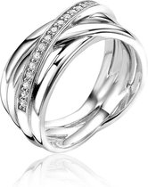 ZINZI ring ZIR1790 - Zilver 925 - Zirkonia