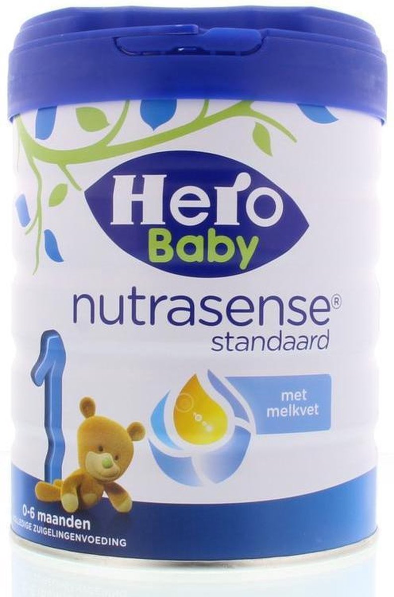 Hero Baby Nutrasense Standaard 1 met melkvet - Flesvoeding - 800 gram |  bol.com