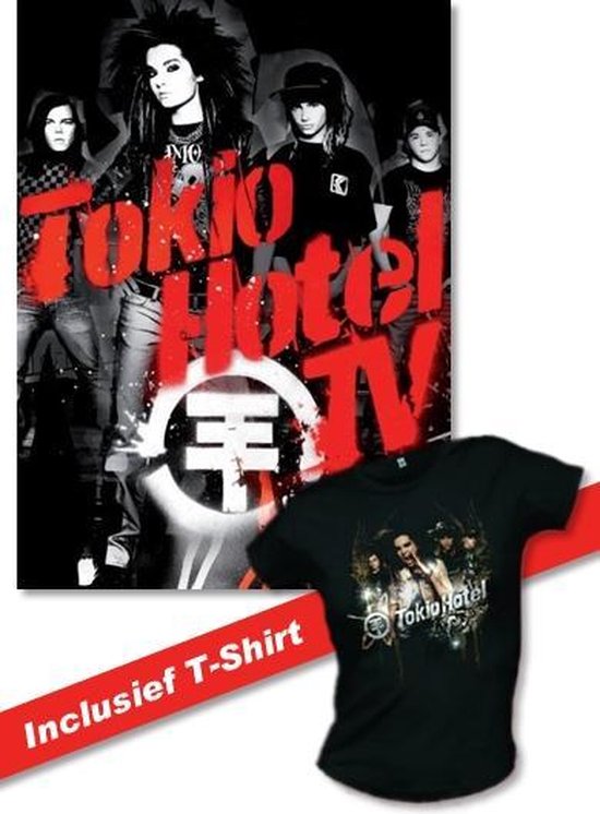 Tokio Hotel - Caught On Camera 2dvd + T-Shirt Maat: S