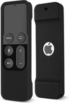 Apple TV Afstandsbediening Silicone Case Cover Hoesje geschikt voor Apple TV Afstandsbediening - Zwart