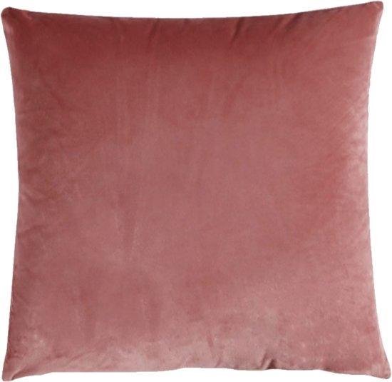 Velvet oudroze kussenhoes x 45 cm | Roze | Fluweel | bol.com