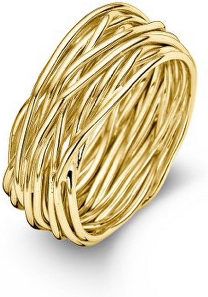 Casa Jewelry Ring Wikkel 54 - Goud Verguld - Casa Jewelry