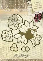 Die - Amy Design - Die - Classic Christmas - Roses