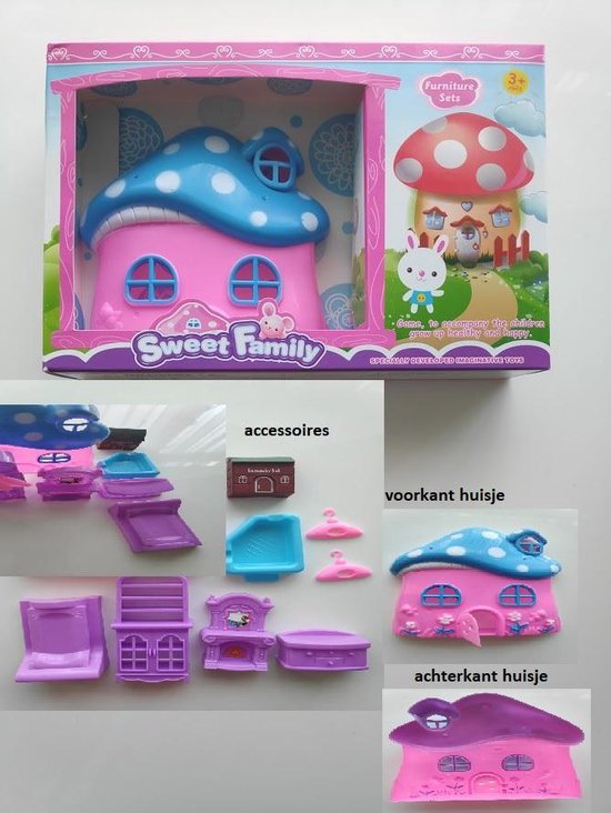 Speelgoed Huisje Voor Meisje Kind 4 Jaar | Interactieve Paddenstoel Buiten  Huis Met... | bol
