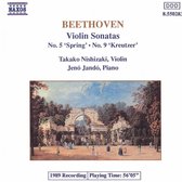 Takako Nishizaki & Jeno Jando - Beethoven: Violin Sonatas 5 & 9 (CD)