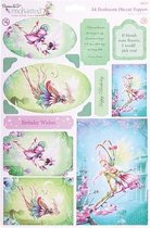 A4 Die-Cut Pearlescent Toppers - Enchanted Fairies (Topaz)