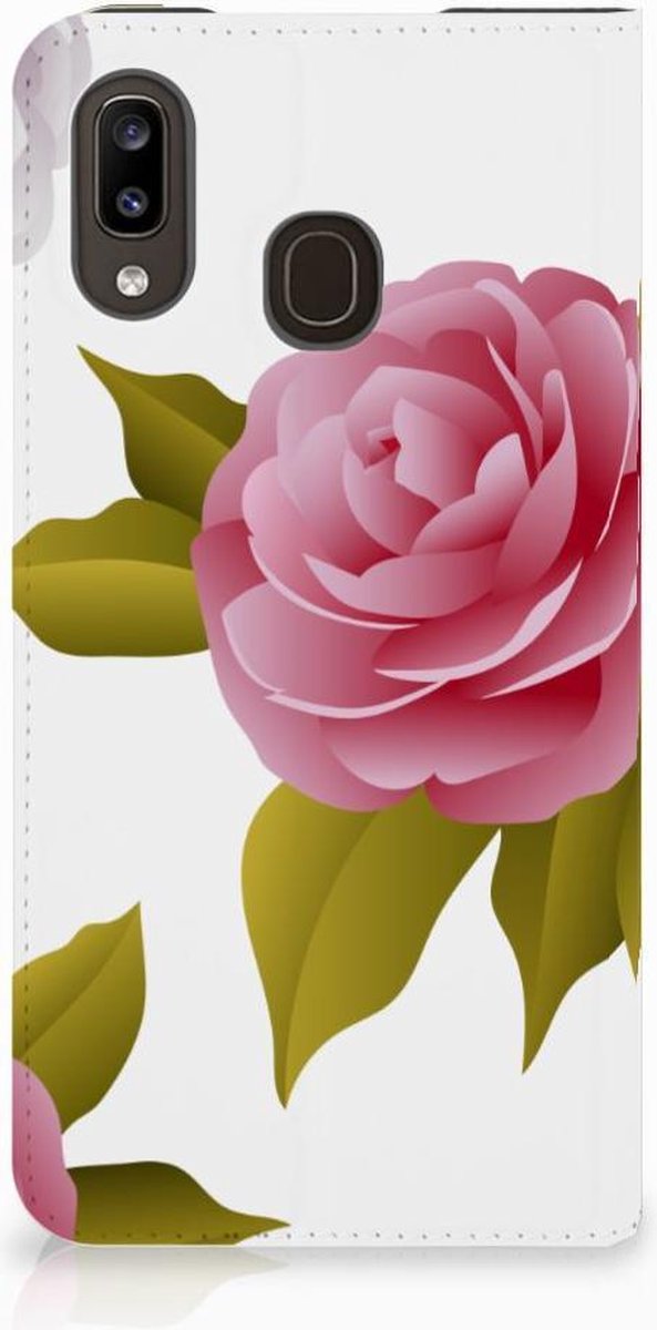 Samsung Galaxy A30 Smart Cover Roses