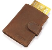 Figuretta RFID Creditcardhouder - 6 pasjes - Hunter Bruin