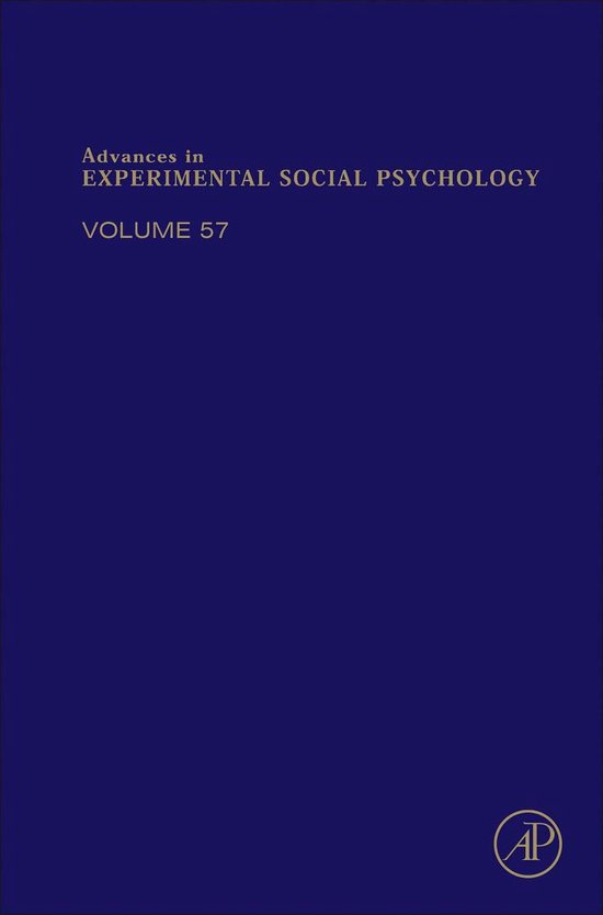 Advances in Experimental Social Psychology 57 - Advances in  ... - cover