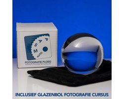 Glazenbol - Lensbal | 8cm | inclusief Online Cursus Glazenbol Fotografie