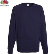 Fruit of the Loom sweater - ronde hals - maat L - heren - Kleur Deep Navy