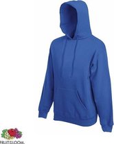 Fruit of the Loom Hoodie Royal Maat XXL dubbellaagse capuchon