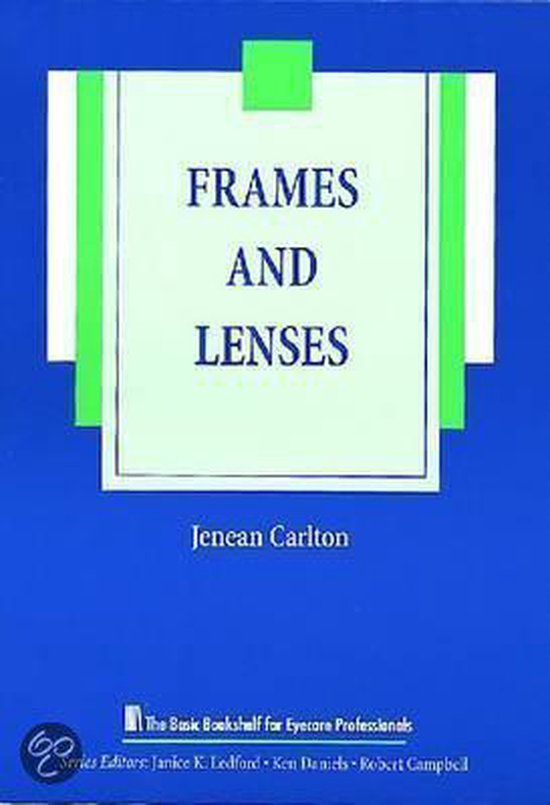 Frames and Lenses, Jenean Carlton 9781556423642 Boeken