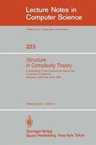 Structure in Complexity Theory