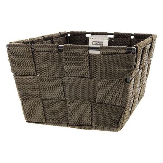 Opbergmand Wenko Adria Polypropyleen Bruin 9x14x19cm