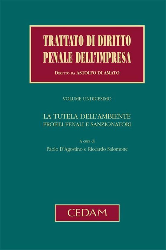 La tutela dell'ambiente. Profili penali e sanzionatori - cover
