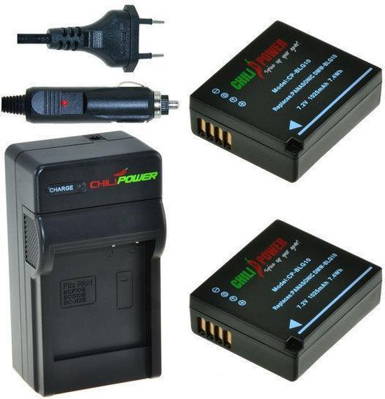 ChiliPower DMW-BLG10 Panasonic Kit - Batterie pour appareil photo | bol.com