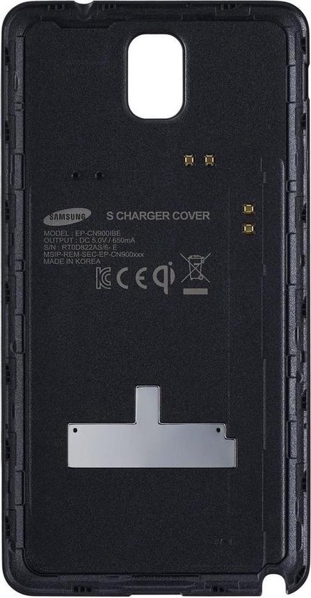 Samsung Wireless (QI) Charging Cover voor Galaxy Note 3 - Zwart
