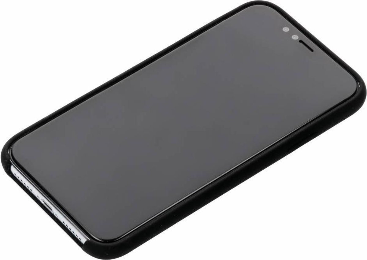 Soft Touch Backcover iPhone Xr hoesje - Zwart