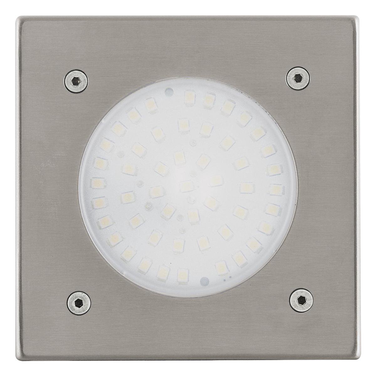 EGLO Lamedo - Buitenverlichting - Grondinbouwlamp - 1 Lichts - LED - RVS - Wit