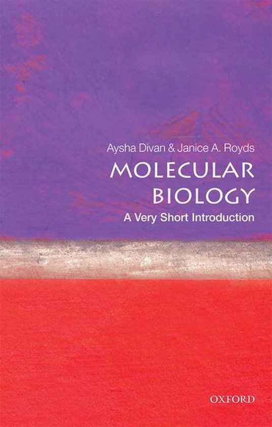 Very Short Introductions - Molecular Biology - cover