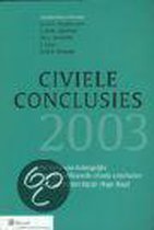 Civiele Conclusies 2003